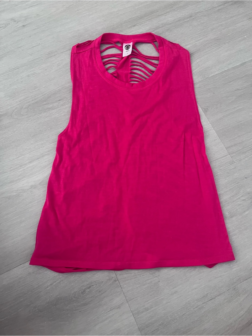 JALA shredded yoga tank
